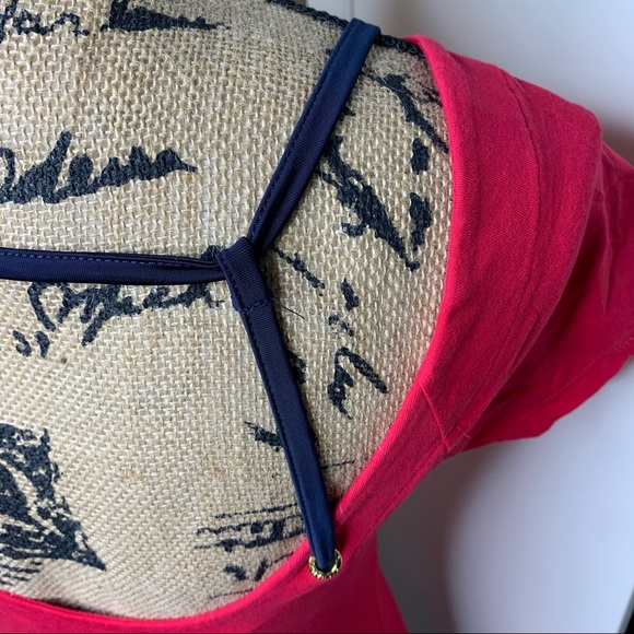 Armani Exchange Strap Cap Sleeved T-Shirt - Picture 10 of 13